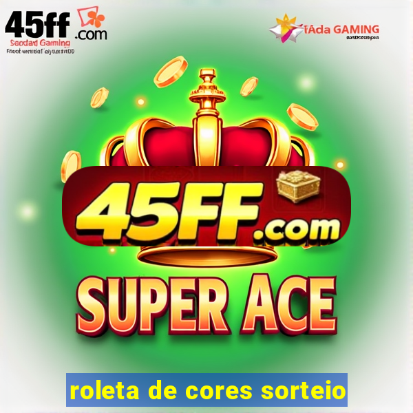 roleta de cores sorteio